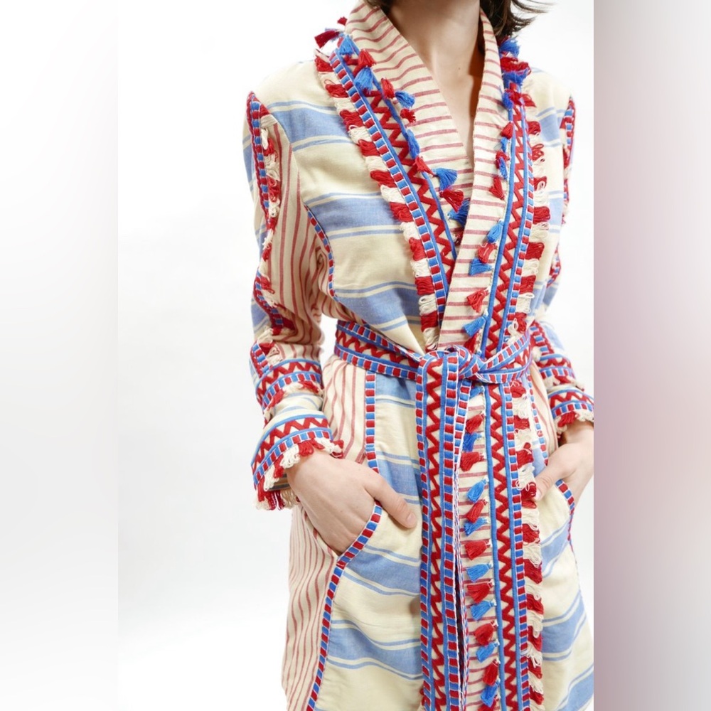 Dodo Bar Or Mia Kimono in Red & Blue